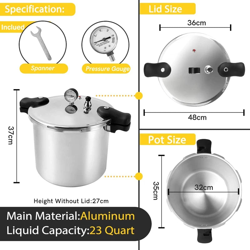 23QT Pressure Cooker & Canner