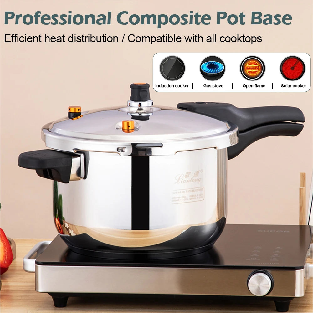 Liantong 5L Stainless Pressure Cooker
