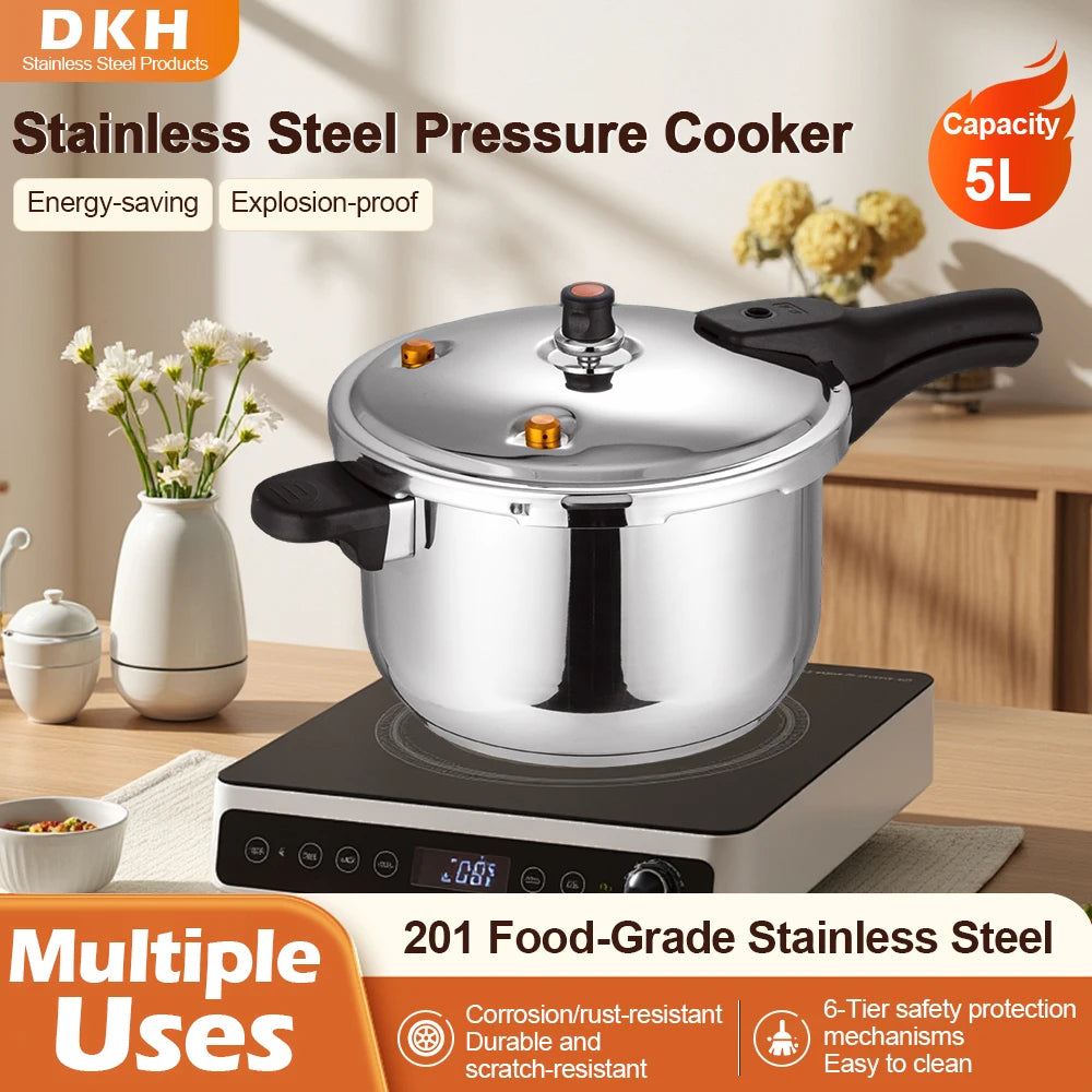 Liantong 5L Stainless Pressure Cooker