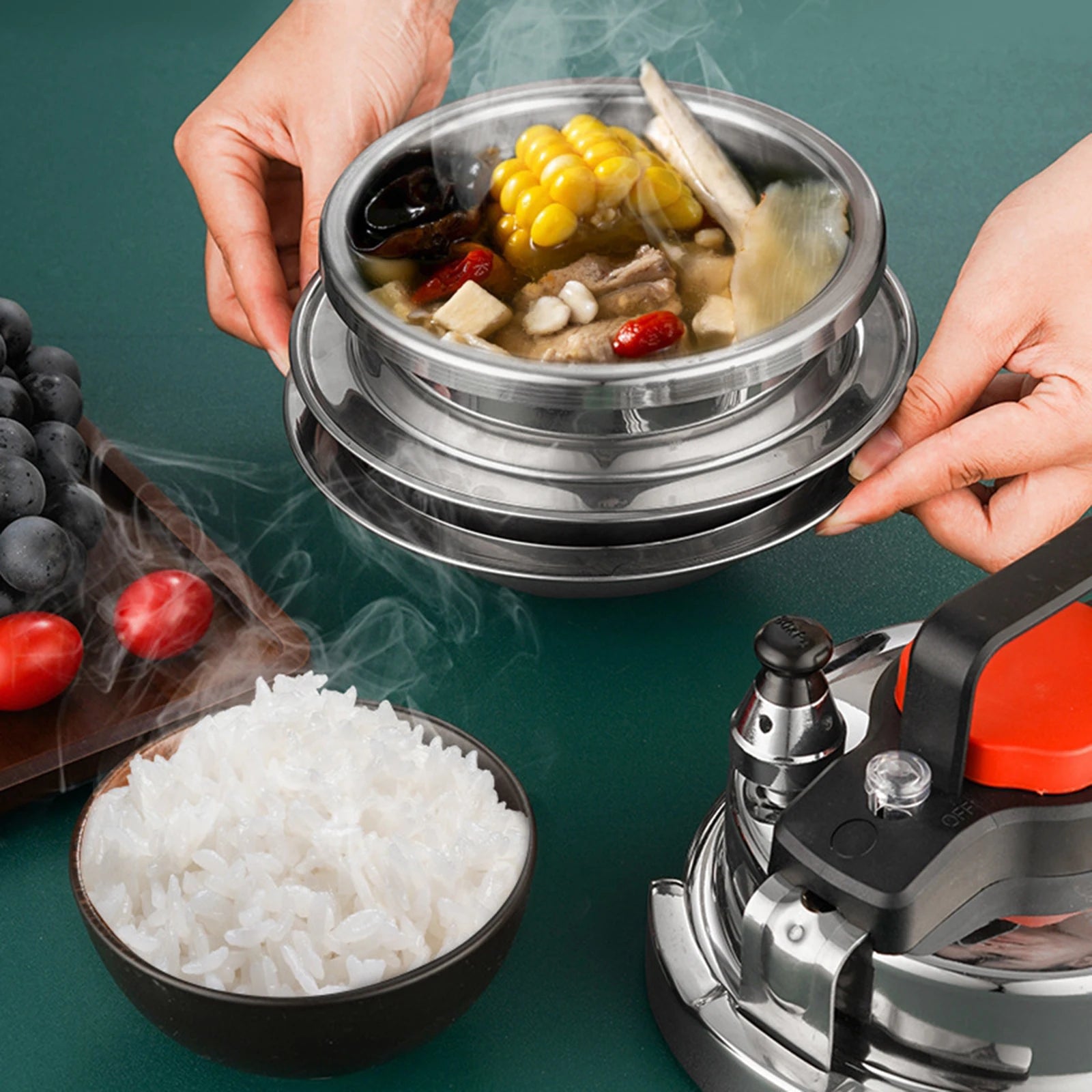 CampLite Mini Pressure Cooker