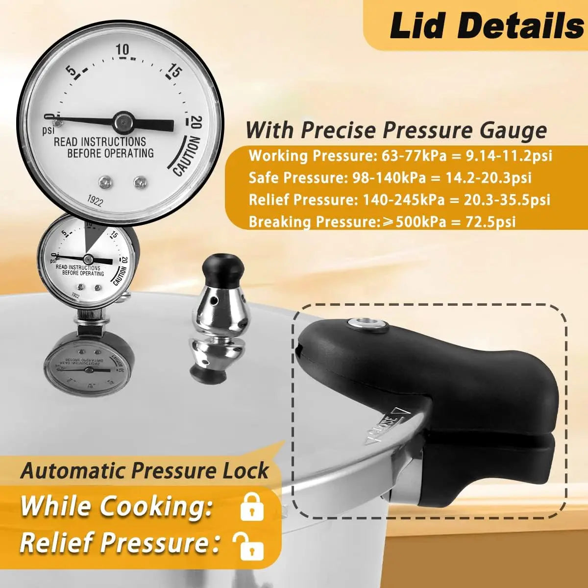 23QT Pressure Cooker & Canner